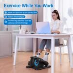 MERACH Under Desk Elliptical Machine, Elliptical Leg Exerciser As Seen On TV for Seniors Adults Fully Assembled, Elliptical Exercise Machine Portable Electric Pedal with Remote Control&12 Auto Mode - Image 3