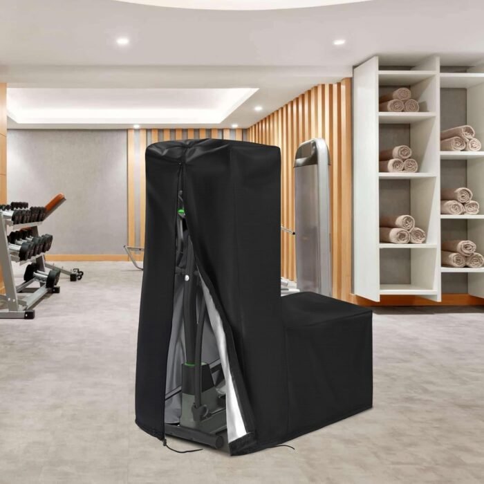 Elliptical Cover Elliptical Exercise Machine Cover for Indoor & Outdoor Home Elliptical Fitness Machine Protective Cover Waterproof & Dustproof Black - Image 9