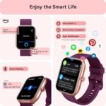 Smart Watch for Women Men, Smartwatch for iPhone & Android Bluetooth (Answer/Call) Built-in Alexa, 1.91" HD Fitness Tracker with 105+ Sport Modes, IP68 Waterproof, Sleep/Heart Rate/SpO2/Stress Monitor - Image 6