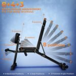 900LBS Adjustable Weight Bench, Multi-Functional Workout Bench Press with Preacher Curl Pad for Home Gym Exercise, Roman Chair Ab for Hyper Back Extension, Flat Incline Decline Bench for Full Body - Image 7