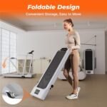 Walking Pad Treadmill for Home with Incline 300LBs Weight Capacity Folding Treadmill with Handle Bar 3.0HP Low Noise Treadmills for Home Small Office Remote Control & Smart APP - Image 7