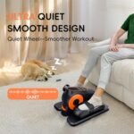 Under Desk Elliptical Machine, Morelax Ellipse Leg Exerciser for Seniors Fully Assembled, Quiet & Portable Electric Seated Pedal Exerciser with Remote Control & 12 Adjustable Speeds - Image 9