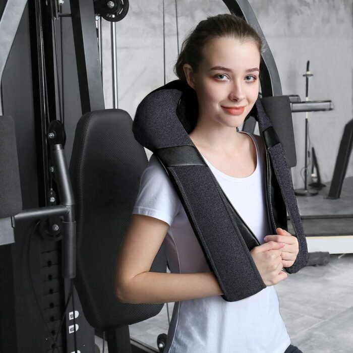 Mirakel Shiatsu Neck & Back Massager with Heat - Deep Tissue Neck, Back & Shoulder Pain Relief - Ergonomic Design Shoulder Massager, Electric Kneading Whole Body Massage Pillow Gifts for Women, Men - Image 6