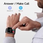 Smart Watch for Men Women, 1.85" HD Smartwatch Compatible iPhone/Samsung/Android (Answer/Make Calls), 100+ Sport Modes Fitness Tracker with Heart Rate/Sleep/SpO2 Monitor, IP68 Waterproof, with 2 Bands - Image 5