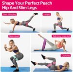 WALITO Resistance Bands for Working Out, Fabric Exercise Bands for Legs and Butt, Workout Bands for Women and Men, Booty Band for Yoga Starter Set, Pilates, Rehab, Fitness and Home Workout - Image 7