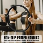Pilates Ring Fitness Circle 14" Yoga Rings Magic Circle with Dual Padded Handles for Toning Arms, Thighs/Legs & Core,Home Exercise Equipment - Image 6