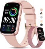Health & Fitness Tracker, Smart Watches for Women with 24/7 Heart Rate,Sleep Tracker, 20+ Sport Modes Fitness Watches for Women, Smart Watch for Phones, IP68 Step Tracker, Pedometer Watch, Gift - Image 2