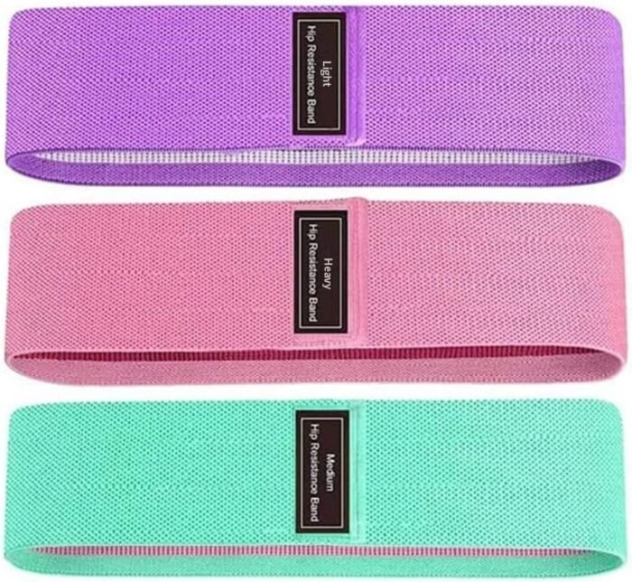 Fitness Resistance Band Skin Friendly Stretch Loop Workout Fabric Booty Leg Glute Exercise Squat Female Butt Lift Non Slip Cloth Sculpting Band Gym Indoor Training - Image 2