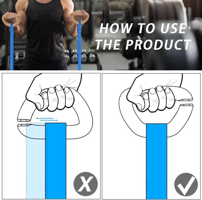 J Bryant Wooden Resistance Band Handles for Deadlifts and Strength Training – Ergonomic Grip for Loop Bands – Durable Handles for Home Gym Workouts - Image 6