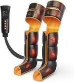Leg Massager with Heat and Compression, Foot Calf & Thigh Massage for Circulation and Pain Relief, Leg Compression Massager with Handheld Controller 3 Intensities 6 Modes - FSA HSA Eligible - Image 2