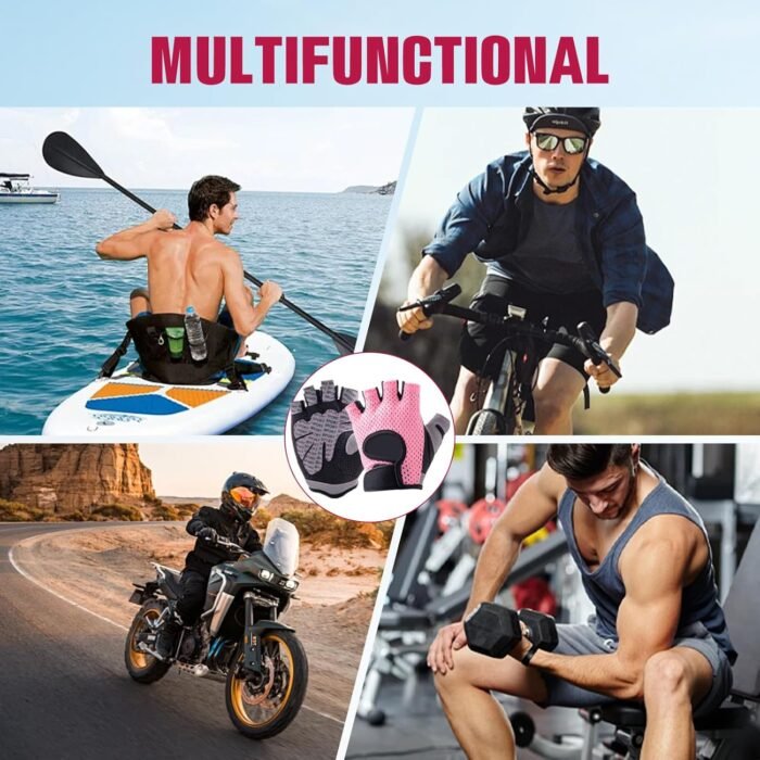 YEHIEL Gym Gloves: Full Palm Protection, Workout Gloves for Gym, Cycling, Exercise, Breathable - Image 7