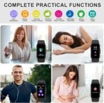 Fitness Tracker, Step Tracker with 24/7 Heart Rate, Sleep, Blood Oxygen Blood Pressure Watch, 120+ Sports Modes, Calorie Counter Pedometer for Women Men - Image 7