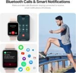 Smart Watch for Men Women-46mm HD AI Voice Assistant Smar twatch (Answer/Make Calls), Heart Rate Tracking, Sleep Monitor, Fitness Tracker, for Android iPhone Samsung Compatible IP68 Smartwatch - Image 4