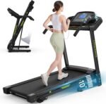 FYC Folding Treadmill for Home with Incline 330lb Weight Capacity 3.5HP Portable Electric Treadmill with Bluetooth, 12 Preset Programs Exercise Running Machine Easy Assembly - Image 2