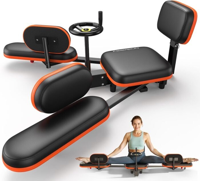 FEIERDUN 2025 Updated Leg Stretcher, Leg Stretcher Machine for Flexibility and Relieving Hip Tightness, Heavy Duty Split Machine Stretcher for Home Gym Split Machine Training Fitness - Image 2