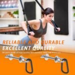J Bryant Heavy Duty Rack Anchor – Stainless Steel Resistance Band Pegs with Large Carabiner for 5/8" & 1" Power Rack – Multi-Purpose Attachment for Strength Training & Gym Equipment Storage - Image 6