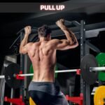 Power Rack Half Rack for Home Gym,1000LBS Weight Capacity Bench Press Rack with Plate Storage, Landmine and Pull Up Bar, Best for Weightlifting and Squat - Image 6