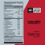 ZOA+ Zero Sugar Pre Workout Powder, Cherry Lime - NSF Certified for Sport with Electrolytes, Creatine, Beta Alanine, Ginkgo Biloba, 200mg Caffeine - 25 Servings - Image 5