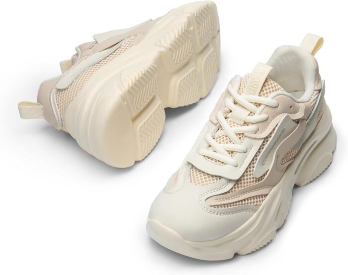 DREAM PAIRS Women's Platform Chunky Fashion Sneakers Jaxon Walking Lace-Up Comfortable Dad Sneakers Workout Sport Work Casual Tennis Shoes - Image 6