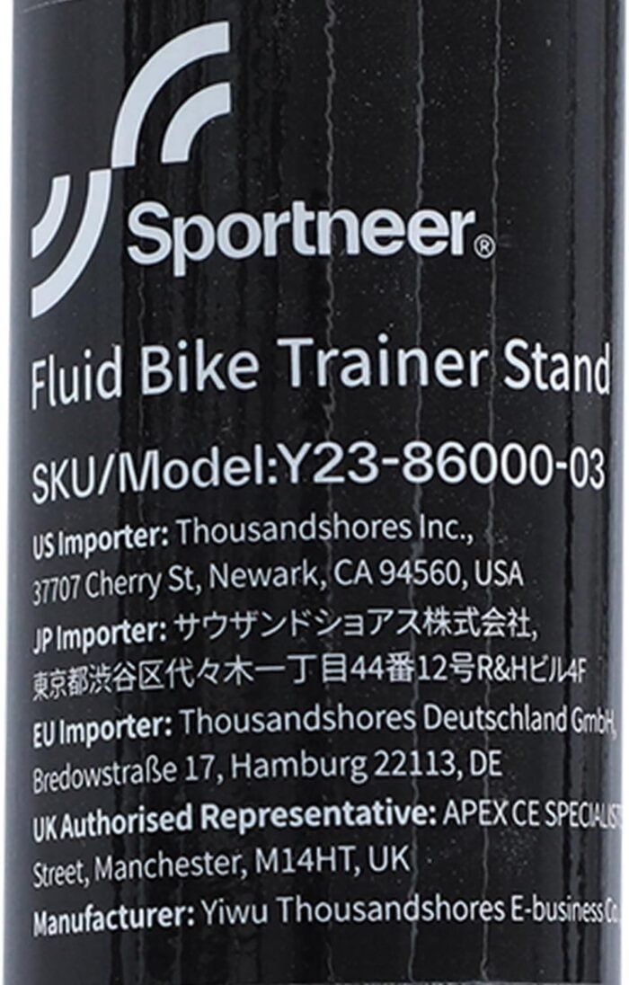 Sportneer Bike Trainer - Fluid Stationary Bike Stand for 26-29" & 700C Wheels - Auto Resistance Control Bike Trainer Stand for Indoor Riding with Noise Reduction Wheel for Road Bikes - Image 14
