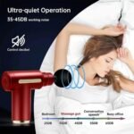 Massage Gun Deep Tissue Muscle Massager for Pain Relief Percussion Massager with 4 Massage Gun Heads & Silent Brushless Motor Portable Handheld Massager Gifts for Women/Men - Image 6