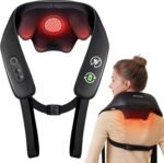 Neck and Shoulder Massager with Heat, Cordless Back and Neck Massager, FSA HSA Eligible, Upgraded Graphene Heating, 4D Shiatsu Deep Kneading Massage for Shoulder, Back, Lumbar, Leg, Gifts for Dad, Man - Image 2