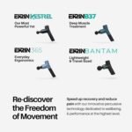 Ekrin Athletics White Kestrel Percussive Massager - Enhanced Precision & Comfort for Elite Muscle Recovery & Wellness - Relieve Sore Muscles and Stiffness - Image 8