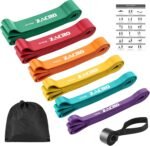 Zacro Resistance Bands, 6 Resistance Levels Pull Up Assistance Bands, Exercise Bands for Men&Women, Heavy Duty Resistance Band Set with Door Anchor, for Working Out, Muscle Training, Physical Therapy - Image 10