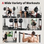 FLYBIRD Squat Rack with Pull-Up Bar, Adjustable Multi-Functional Power Rack, Inner Width Squat Rack Stand Suitable for 6FT,7FT Barbell for Home Gym Equipment… - Image 7