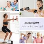 EAST MOUNT Adjustable Dumbbells 5 lb Dumbbells Set of 2 / Pair 10 lb Total Free Weights 6 in 1 Women Hand Weights for Home,Office,Gym Exercise Training 2lb 3lb 4lb 5lb Fast Adjust - Image 6