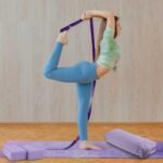 4 Pcs Yoga Bolster Pillows Blocks with Strap Set Comfortable Meditation Pillow for Restorative Non Slip Reusable Yoga Blocks for Balance, Pilates - Image 8