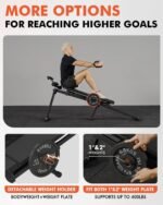 GMWD Total Home Gym with Detachable Footplate,Swing Attachment and Weight Holder,Versatile Total Body Training Machine for Home Gym Workout - Image 6