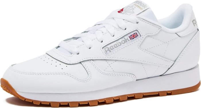 Reebok Women's Classic Leather Sneakers Black Or White Tennis Shoes Size 5 to 11 - Image 2