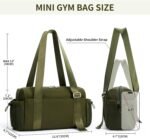 WLLWOO Small Gym Bag for Women with Wet Pocket, Mini Travel Duffle Tote Bag, Lightweight Workout Sports Bag for Dance Yoga Weekends - Image 5