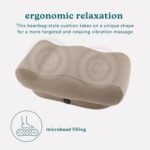 Homedics Comfy Footrest Massager, Soothes Tired Feet and Toes, Invigorating Vibrations, Beanbag-Style Cushion, Soft Pedestal, Total-Foot Relaxation, One-Switch Controls, for Home or Office - Image 7