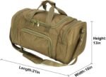 Gym Duffel Bag for Men Sports Duffel Bag with Shoe Compartment (GREEN-Model A) - Image 8