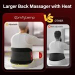 Comfytemp XL Cordless Heating Pad with Massager for Back Pain Relief, Portable Lower Back Massager with Heat Button App Control FSA HSA Eligible Wireless, Birthday Gifts for Mom Dad - Image 3