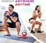 Yes4All Kettlebells 5lbs-65lbs & Kettlebell Sets Adjustable Weights, Kettlebell for Weight Training, Home Workout Equipment with Secure Grip for High Rep, Exercise Equipment - Image 6