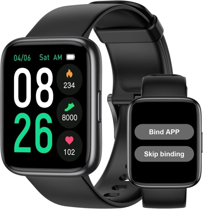 Smart Watch No App/Phone Required, Long Battery Life Fitness Tracker Watch,HD Screen, Waterproof Activity Tracker with Step Counter for Walking, Pedometer, Calories Tracker for Men Women - Image 2