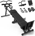 GMWD Total Home Gym with Detachable Footplate,Swing Attachment and Weight Holder,Versatile Total Body Training Machine for Home Gym Workout - Image 2