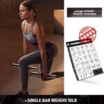 LIONSCOOL 16"/20” Loadable Dumbbells Pairs in Commercial Grade, Heavy Duty Olympic Dumbbell Bar/Handle for Strength Training, Compatible with 2’’ Standard Plates - Image 7