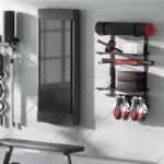 Home Gym Storage Shelf Only, Adjustable Gym Equipment Organizer Wall Mounted with 2 Boards, Yoga Mat Holder, Storage Rack Compatible with Peloton Shoes & Mat, Shelf for Home Training Accessories - Image 6