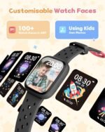 Kids Watch for Boys 5-12, Kids Smart Watch Fitness Tracker Pedometer, No Phone Needed, Puzzle Games with Parental Control, IP68 Waterproof, Heart Rate, Sleep Monitor, Step Counter, 80 Sports - Image 8