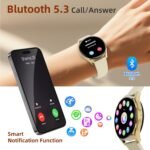 Bebinca Smartwatch for Women, 1.27" IP68 Waterproof Fitness Tracker with Call Function, Heart Rate Monitor, SpO2, Sleep Tracking & Pedometer, Zinc Alloy Case, Compatible with iPhone & Android - Image 2