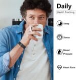 IAMJOY Smart Health Wristband, Wearable Activity & Fitness Tracker for Multi-Sport Mode, All-Day Automatic Continuous Monitoring of Health Data, Improve Sleep, Stress & Wellness, with Free App, Black - Image 6