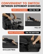 GMWD Total Home Gym with Detachable Footplate,Swing Attachment and Weight Holder,Versatile Total Body Training Machine for Home Gym Workout - Image 5