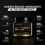 Kaged Pre Workout Powder Pre-Workout Elite for Men & Women, High Stimulant for Energy, Focus, Pumps, L-Citrulline, Beta Alanine, Creatine & 388mg of Organic Caffeine, Strawberry Lemonade - Image 5