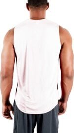 DEVOPS 3 Pack Men's Muscle Shirts Sleeveless Dry Fit Gym Workout Tank Top - Image 4