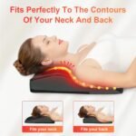 COMFIER Back Massager with Heat, Deep Tissue Shiatsu Neck and Back Massager for Pain Relief, Chair Use Massager Pillow with Adjustable Flap, Ideal Gift for Women Men - Image 5