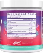 Alani Nu Pre Workout Powder Hawaiian Shaved ICE, Amino Energy Boost, Endurance Supplement, Sugar Free, 200mg Caffeine, L-Theanine, Beta-Alanine, L-Citrulline, 30 Servings - Image 3